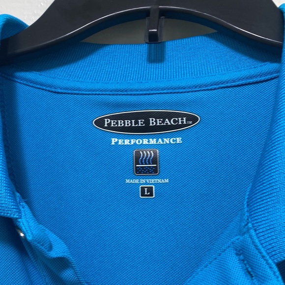 MENS PEBBLE BEACH GOLF SHIRT - Picture 2 of 2